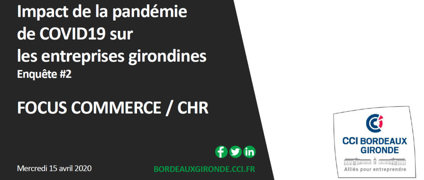 impact covid commerce gironde
